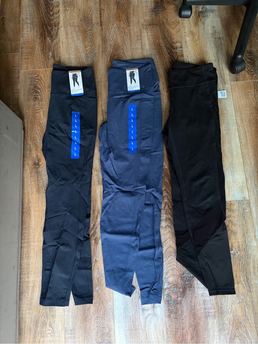 Navy and Black Active Leggings - Comfortable Everyday Bottoms